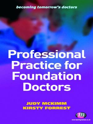 cover image of Professional Practice for Foundation Doctors